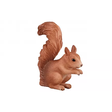 Figura de ardilla realista de la colección Mojo para decoración de estanterías y escritorios.