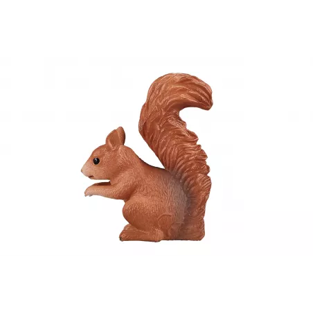 Figura de ardilla realista de la colección Mojo para decoración de estanterías y escritorios.