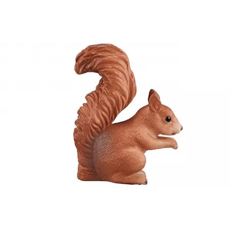 Figura de ardilla realista de la colección Mojo para decoración de estanterías y escritorios.