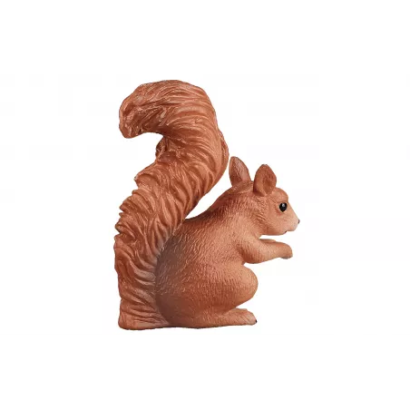 Figura de ardilla realista de la colección Mojo para decoración de estanterías y escritorios.