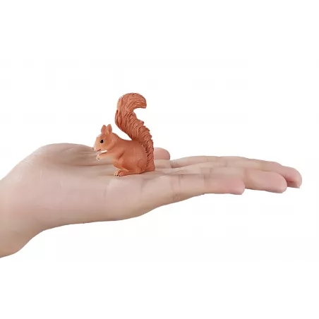 Figura de ardilla realista de la colección Mojo para decoración de estanterías y escritorios.