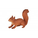 Figura realista de ardilla corriendo en postura dinámica para decoración y dioramas.