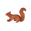 Figura realista de ardilla corriendo en postura dinámica para decoración y dioramas.