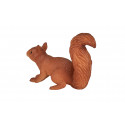 Figura realista de ardilla corriendo en postura dinámica para decoración y dioramas.