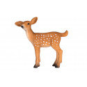 Figura de juguete de cervatillo Mojo pintada a mano con detalles realistas de la vida silvestre.