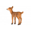 Figura de juguete de cervatillo Mojo pintada a mano con detalles realistas de la vida silvestre.