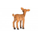 Figura de juguete de cervatillo Mojo pintada a mano con detalles realistas de la vida silvestre.