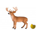 Figura decorativa realista de venado de cola blanca de la colección Mojo