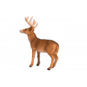 Figura decorativa realista de venado de cola blanca de la colección Mojo