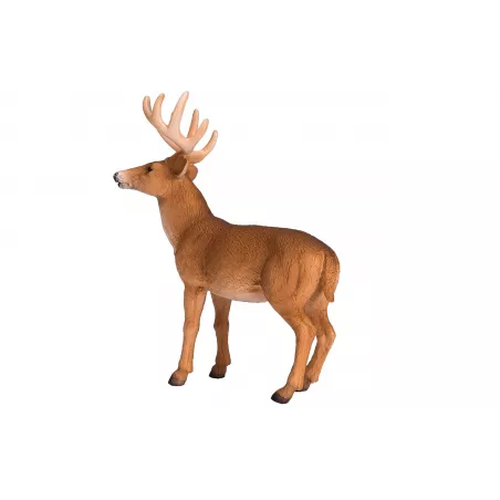 Figura decorativa realista de venado de cola blanca de la colección Mojo
