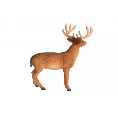 Figura decorativa realista de venado de cola blanca de la colección Mojo