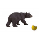 Figura realista de oso negro americano para coleccionistas y juego educativo.