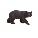 Figura realista de oso negro americano para coleccionistas y juego educativo.