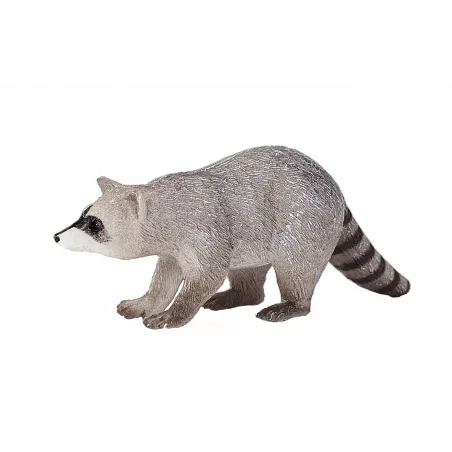 Figura de mapache realista de colección Mojo pintada a mano para niños y coleccionistas
