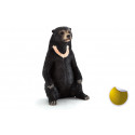 Figura realista de oso pardo sentado de la marca Mojo para coleccionistas