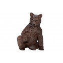 Figura detallada y realista de cachorro de oso de juguete para coleccionistas y niños