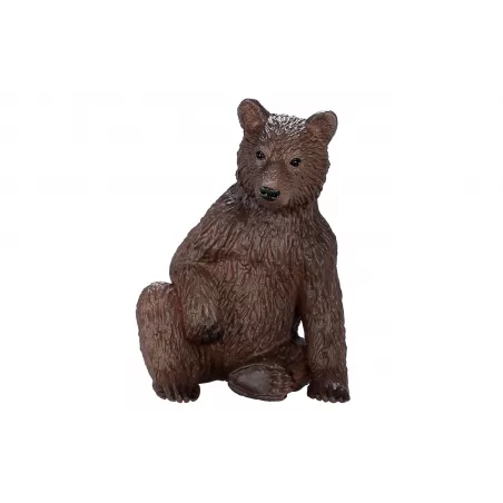 Figura detallada y realista de cachorro de oso de juguete para coleccionistas y niños