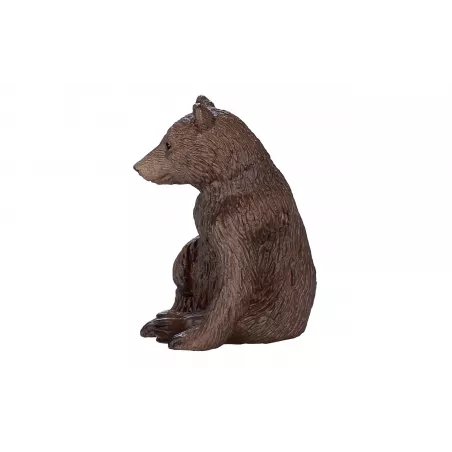 Figura detallada y realista de cachorro de oso de juguete para coleccionistas y niños