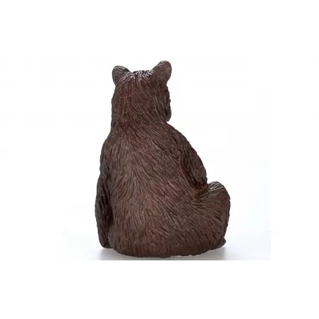 Figura detallada y realista de cachorro de oso de juguete para coleccionistas y niños