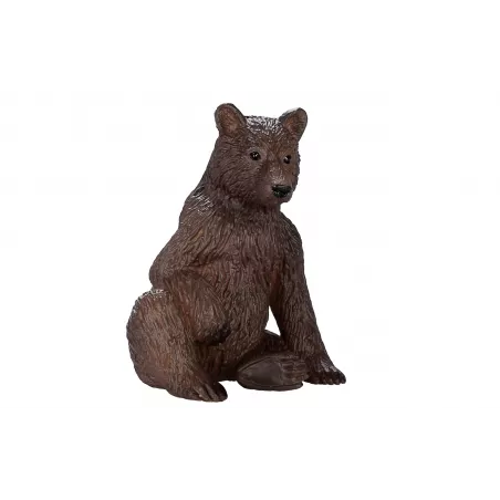 Figura detallada y realista de cachorro de oso de juguete para coleccionistas y niños