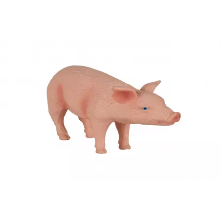 Cerdito decorativo de diseño compacto para estanterías, escritorios y decoración del hogar.