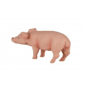 Cerdito decorativo de diseño compacto para estanterías, escritorios y decoración del hogar.