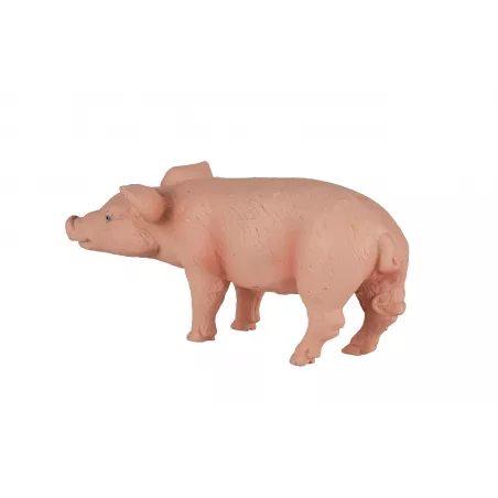 Cerdito decorativo de diseño compacto para estanterías, escritorios y decoración del hogar.