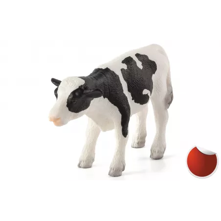 Ternero Holstein de pie | Bovino lechero 7x4x2 cm