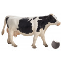Figura realista de vaca Holstein de Mojo, ideal para coleccionistas, juego educativo y dioramas.