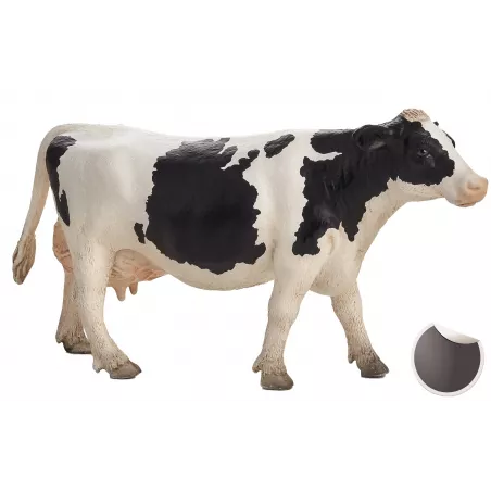 Figura realista de vaca Holstein de Mojo, ideal para coleccionistas, juego educativo y dioramas.