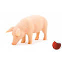 Figura de cerdo comiendo de la colección Mojo, adorno decorativo para estantería y escritorio.