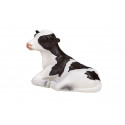 Figura realista de becerro Holstein detallada para coleccionismo y dioramas.