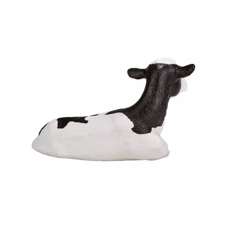 Figura realista de becerro Holstein detallada para coleccionismo y dioramas.