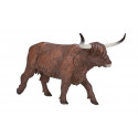 Figura decorativa de vaca Highland de la marca Mojo con detalles realistas para decoración rústica del hogar.