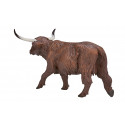 Figura decorativa de vaca Highland de la marca Mojo con detalles realistas para decoración rústica del hogar.
