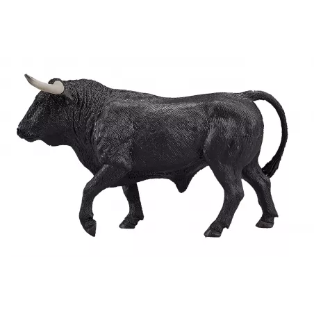 Escultura detallada de toro español, figura decorativa que simboliza fuerza y tradición.