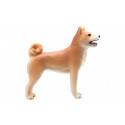 Figura decorativa realista de perro Shiba Inu japonés para estantería y coleccionistas.