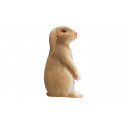 Figura decorativa realista de conejo sentado de la colección Mojo