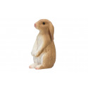 Figura decorativa realista de conejo sentado de la colección Mojo