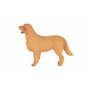 Figura decorativa detallada de perro Golden Retriever con acabado realista.