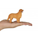 Figura decorativa detallada de perro Golden Retriever con acabado realista.