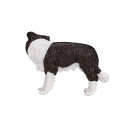 Figura de colección realista de perro Border Collie con acabados detallados.