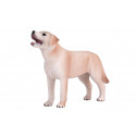 Figura decorativa de perro labrador de 9x7x2 cm, detalle elegante para el hogar.