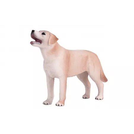 Figura decorativa de perro labrador de 9x7x2 cm, detalle elegante para el hogar.
