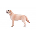 Figura decorativa de perro labrador de 9x7x2 cm, detalle elegante para el hogar.