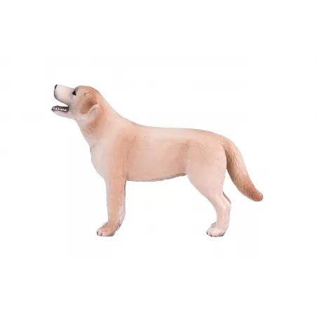 Figura decorativa de perro labrador de 9x7x2 cm, detalle elegante para el hogar.
