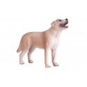 Figura decorativa de perro labrador de 9x7x2 cm, detalle elegante para el hogar.