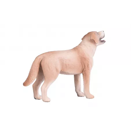 Figura decorativa de perro labrador de 9x7x2 cm, detalle elegante para el hogar.