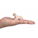 Figura realista de cachorro labrador de juguete para coleccionistas y niños.