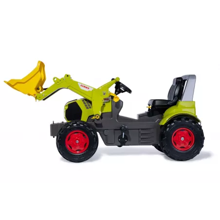 Tractor de pedales CLAAS Arion 660 con pala cargadora delantera para niños